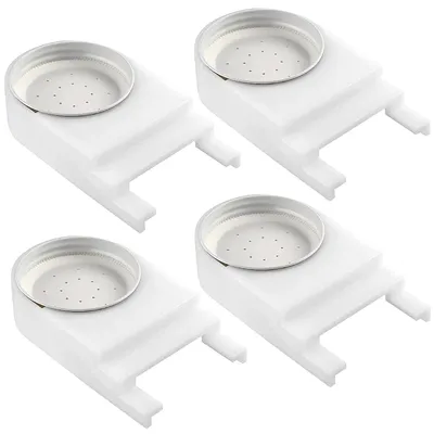 4er-Set Bienenstock-Futterdispenser mit Deckel, Kunststoff