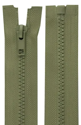 1 Reißverschluss Profil 5mm 90 cm teilbar pistazie