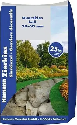 Produktbild von QUARZKIES 30-60 mm RUND HELL 25 kg
