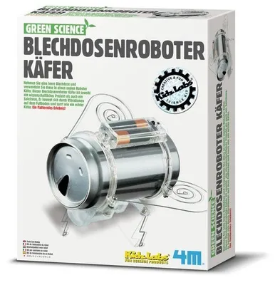 Produktbild von 4M 663266 - Green Science - Blechdosenroboter Käfer