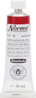 Produktbild von Schmincke 35ml Norma Professional Kadmiumrot dunkel Öl 11 314 009