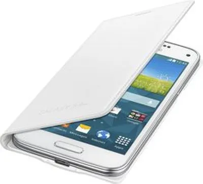 Obrázek produktu pro Samsung EF-FG800B, Uzavírací pouzdro, Samsung, Galaxy S5 mini, Metalická, Bílá