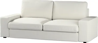 Produktbild von Dekoria Bezug für Kivik 3-er Bettsofa, hellgrau, Kivik 3-er Bettsofabezug