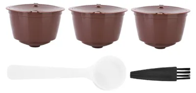 Produktbild von 3Pcs Reusable Kaffee Kapsel Tasse Nachfüllbare Filter Kit Ersatz Fit für Dolce Gusto