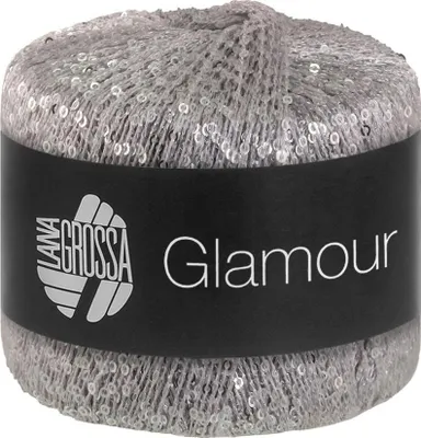 Produktbild von Lana Grossa - Glamour 0001 silbergrau