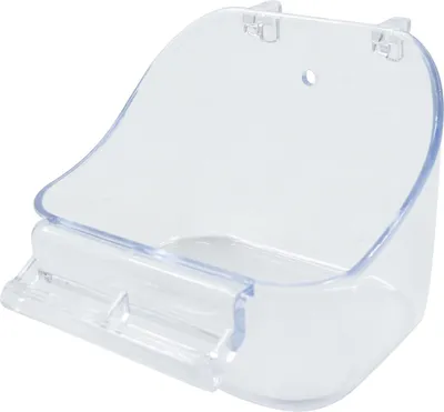 Produktbild von Vogelbadewanne mit Dusche – Transparente Badewanne, Reinigungskäfig, Aufhängevorrichtung, Vogelbadewanne für Papageien, Wellensittiche, kleine Vögel, Beos, Spatzen, Kanarienvögel