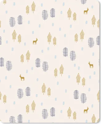 Produktbild von MuchoWow® Mauspad Mousepad Wald - Abstrakt - Winter - Muster 30x40 cm - Mousepads - Maus Mat - Pad - Mausunterlage - Mausmatten