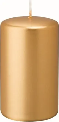 Produktbild von 4er Adventskerzen, Adventskranz Kerzen Set Gold 10 x Ø 5 cm