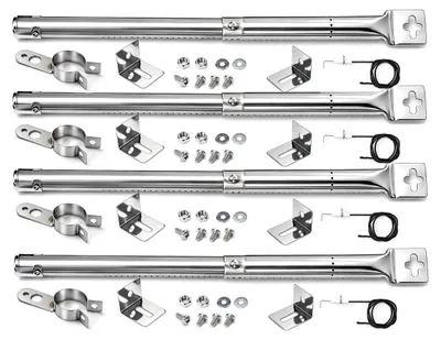Image de Brûleur de barbecue à gaz de 31 cm à 45 cm, brûleurs en acier inoxydable réglables