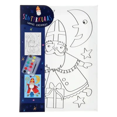 Produktbild von Mal-Set „Sinterklaas“ auf Leinwand