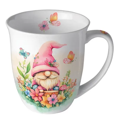 Produktbild von Porzellan-Becher 0,4 L - Charming gnome