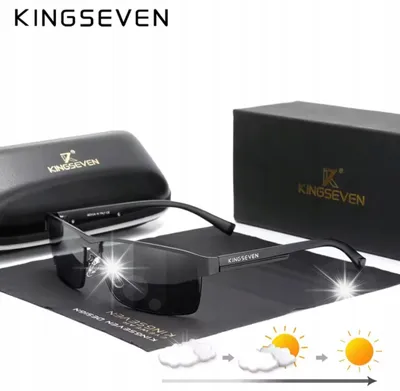 Produktbild von KINGSEVEN Herren Sonnenbrille Polarisiert Fotochromatisch UV400