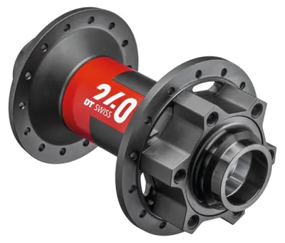 Image de Moyeu avant DT Swiss 240 MTB Disc Brake 110 mm/20 mm TA, IS 6 boulons, 28 trous, noir