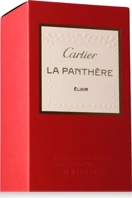 A red box with a white label displaying the product name and brand.
