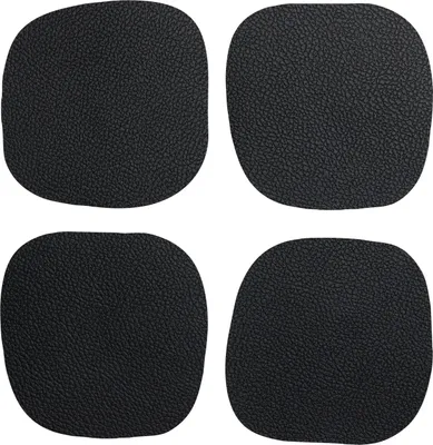 Produktbild von Vinanivao Untersetzer 10 x 10 cm schwarz 4er-Set