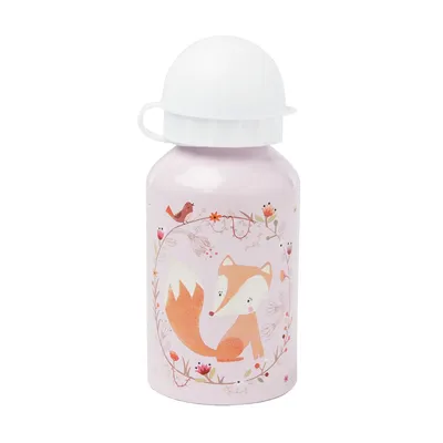 Produktbild von WALDTIERE FUCHS - Metall-Wasserflasche 300 ML