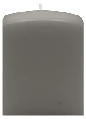 Produktbild von Quader Kerzen Grau 8 x Ø 6/6 cm, 4 Stück