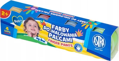 Imagen del producto de ASTRA Creativo: Pinturas para dedos, 4 colores