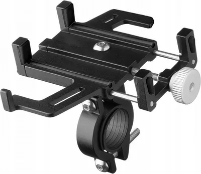 Image de Verk 14472 Support de téléphone portable pour guidon ALU noir