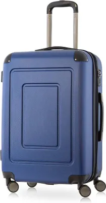 Productafbeelding van Famanu Hartkoffer met 4 wielen en TSA-slot - 66 cm, donkerblauw