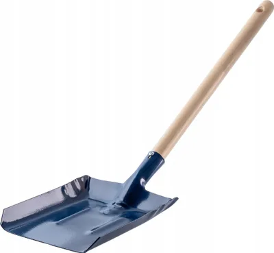 Produktbild von Ascheschaufel - Kohlenschaufel - Metall - Für Ofen, Kamin und Herd - Für Kohle - Blau