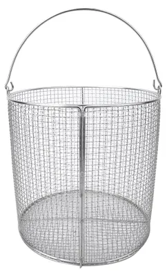 Obrázek produktu pro Nerezový koš na sterilizaci nástrojů Laboratorní potřeby s rukojetí Kulatý 150 x 150 x 150 mm