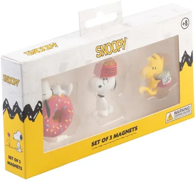 Productafbeelding van Waiky Germany - SNOOPY set van 3 magneten