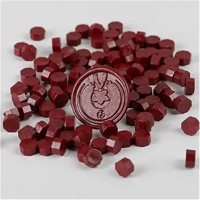 Imagen del producto de Cera para sellado, 500 unidades, perlas para sellado, acabado brillante