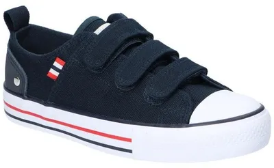 Produktbild von American Club LH119, Kinder Textil Sneaker Klettverschluss leichte Turnschuhe bequem, Navy 35