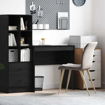 Zdjęcie produktu dla Maison Exclusive – biurko w kolorze czarnego dębu 80 x 40 x 76 cm
