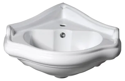 Productafbeelding van Kerasan RETRO keramisch hoekwastmeubel, 57,5x58 cm, wit