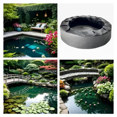 Produktbild von Schwimmender Pflanzer für Teiche, Rund Pflanzentopf für Wassermerkmale und Gärten, einfache Installation
