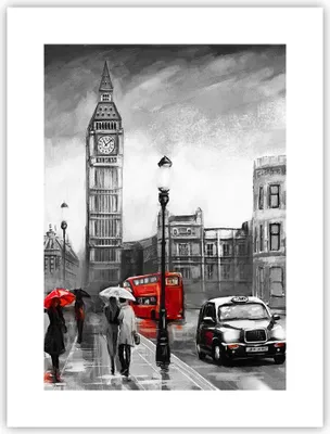 Produktbild von Poster - Poster ohne Rahmen - London Bus - 30x40 cm - Wand Bild - Wanddeko - Wandbilder - Kunstposter - Wandposter - Bilder - Kunstdruck - Wanddekoration - Wandbild - P2XPA30x40-3939