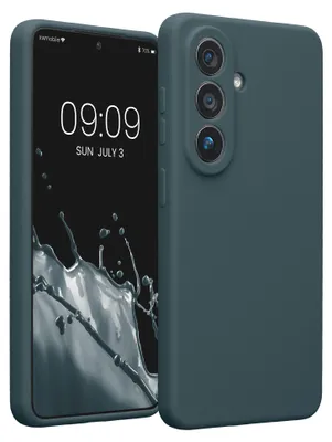 Produktbild von kwmobile Hülle kompatibel mit Samsung Galaxy S26 - Hülle Silikon gummiert - Handyhülle - Handy Case in Dunkler Schiefer