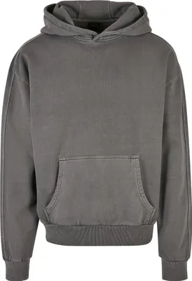 Produktbild von Urban Classics TB4955 | Heavy Terry Garment Dye Hoody Kapuzenpuli Herren - Farbe: darkshadow - Größe: M