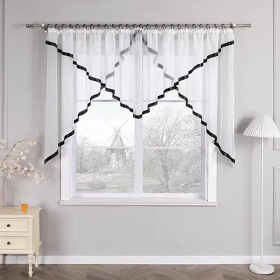 Zdjęcie produktu dla Cienkie zasłony poliestrowe 145/300 cm, lekkie