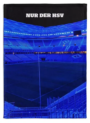 Produktbild von Hamburger SV HSV Flanellfleecedecke Stadion
