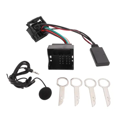 Obrázok produktu pre Bezdrôtový audio adaptér Bluetooth 5.0 s aux vstupným káblom a mikrofónom ako náhrada pre Ford Focus, Mondeo, Fiesta, Fusion a 6000CD