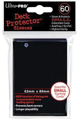 Image de Ultra Pro - Protecteur noir petit (60)