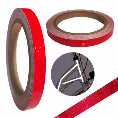 Produktbild von Stamal Selbstklebendes Reflektorband Kontur Rot 1cm x 8m