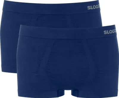 Produktbild von sloggi Herren Retro Pants 2-Pack GO Smooth Hipster - DEEP WATER - Größe XL