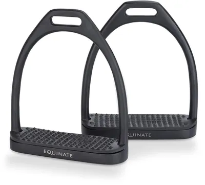Productafbeelding van Klimbeugel 10 cm zwart mat - antislip rubber - 2 stuks