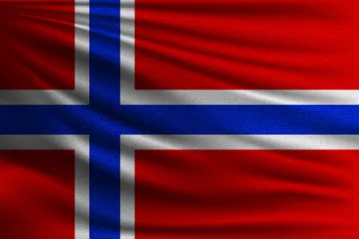 Produktbild von Flagge Norwegen mit Ösen - reißfest - 90 x 150 cm