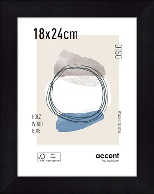 Produktbild von accent by nielsen Holz Bilderrahmen Oslo, 18x24 cm, Schwarz
