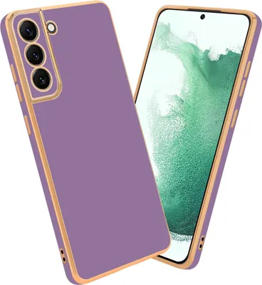 Produktbild von Cadorabo Schutzhülle für Samsung Galaxy S22 PLUS Hülle in Lila Handyhülle TPU Silikon Kameraschutz Etui Case