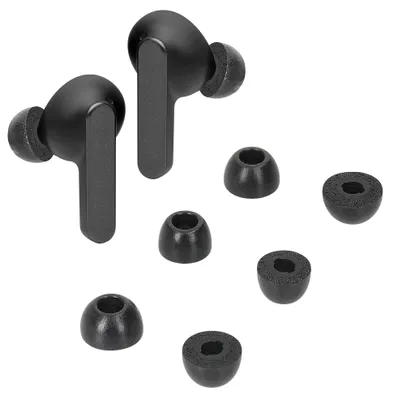 Produktbild von kwmobile 6x Ersatz In Ear Kopfhörer kompatibel mit JBL Live Pro 2 TWS - 3 Größen - Polster Ohrstöpsel In-Ear Ohrhörer - Schwarz
