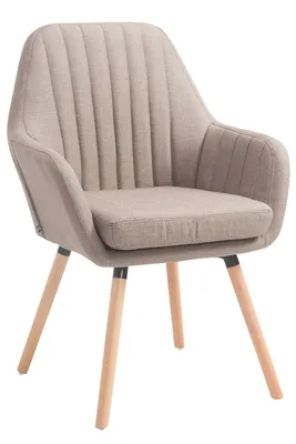 Image de Chaise Florian tissu Natura taupe