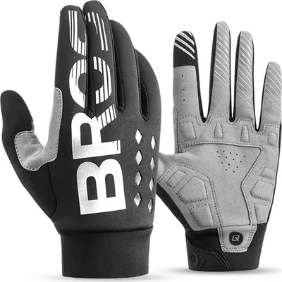 Produktbild von Rockbros Winter-Fahrradhandschuhe XL Schwarz-Grau