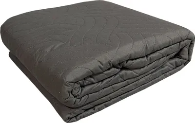 Produktbild von Tagesdecke Bettüberwurf Uni Einfarbig gesteppt Wohndecke Steppdecke Sofaüberwurf, Größe:140x210 cm, Farbe:anthrazit