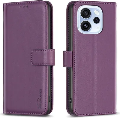 Produktbild von OPPO Reno15 F Hülle - BINFEN Klapphülle - Violett